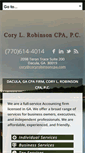 Mobile Screenshot of coryrobinsoncpa.com
